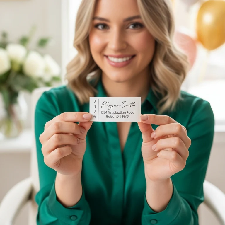 2026 Graduation Address Labels – Personalized Return Address Stickers - Image 4
