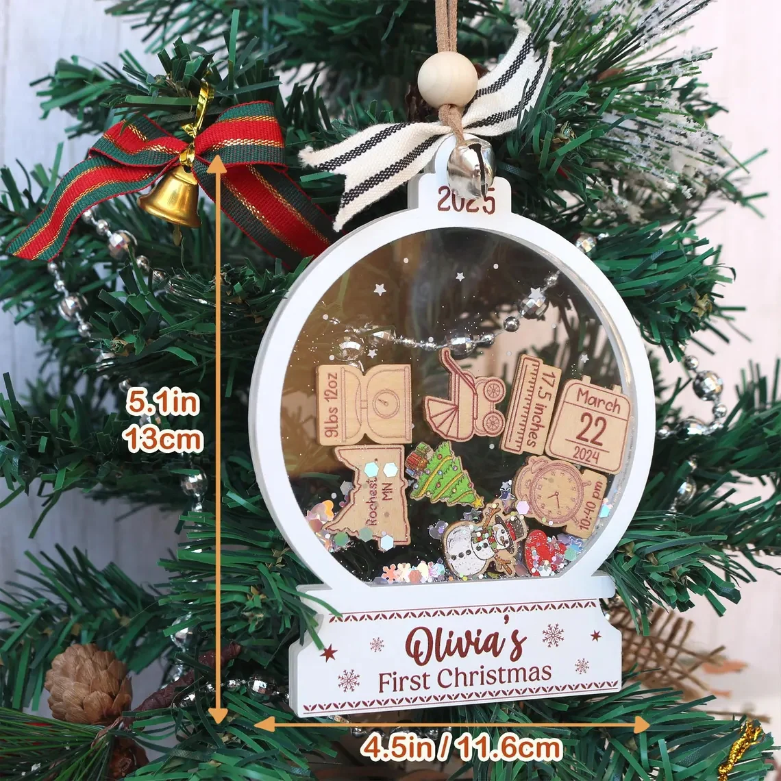 Baby’s First Halloween & Christmas Keepsake Bundle – Personalized Gift - Image 4