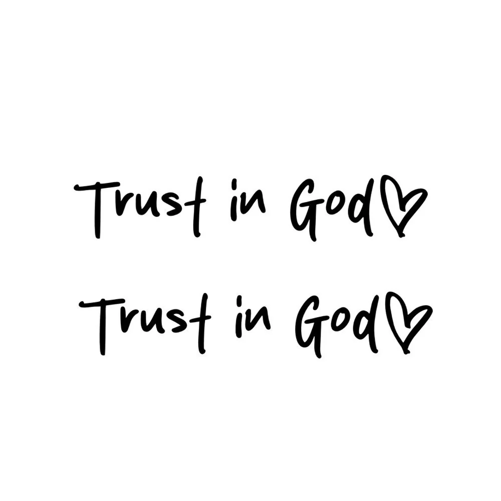 Trust in God Decal, Rear View Mirror Decal, Faith Car Mirror Decal, Bible Verse Christian Gift, Church Teacher Gift, Christian Decal - Image 10