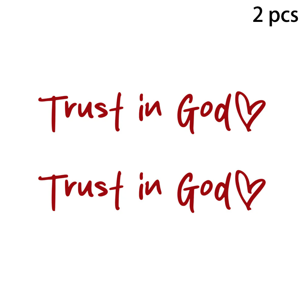 Trust in God Decal, Rear View Mirror Decal, Faith Car Mirror Decal, Bible Verse Christian Gift, Church Teacher Gift, Christian Decal - Image 12