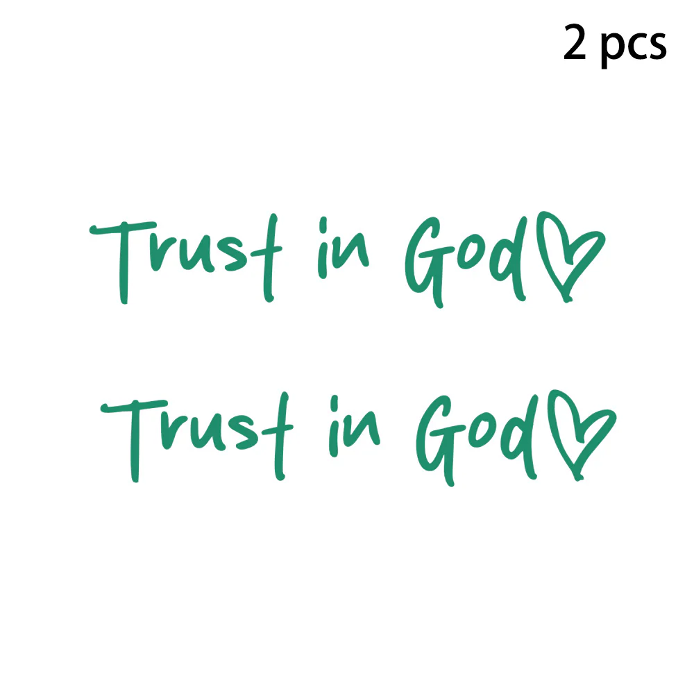 Trust in God Decal, Rear View Mirror Decal, Faith Car Mirror Decal, Bible Verse Christian Gift, Church Teacher Gift, Christian Decal - Image 13