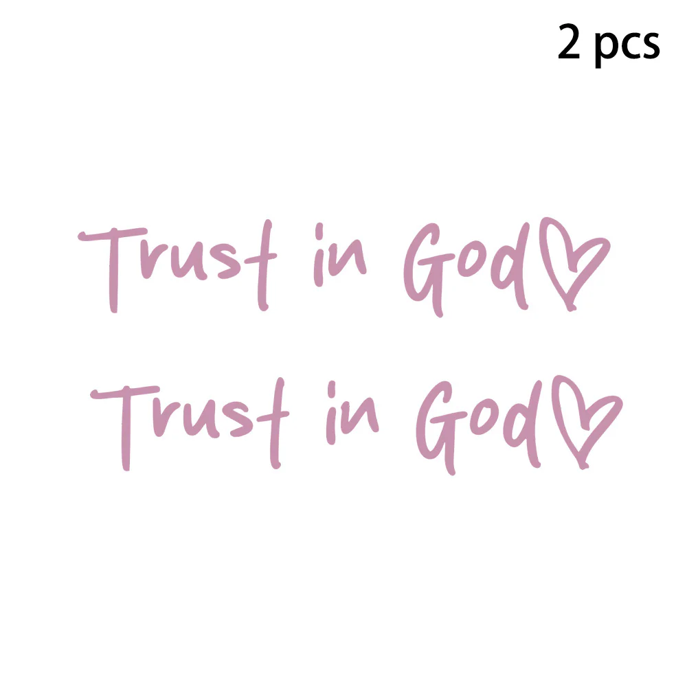 Trust in God Decal, Rear View Mirror Decal, Faith Car Mirror Decal, Bible Verse Christian Gift, Church Teacher Gift, Christian Decal - Image 14
