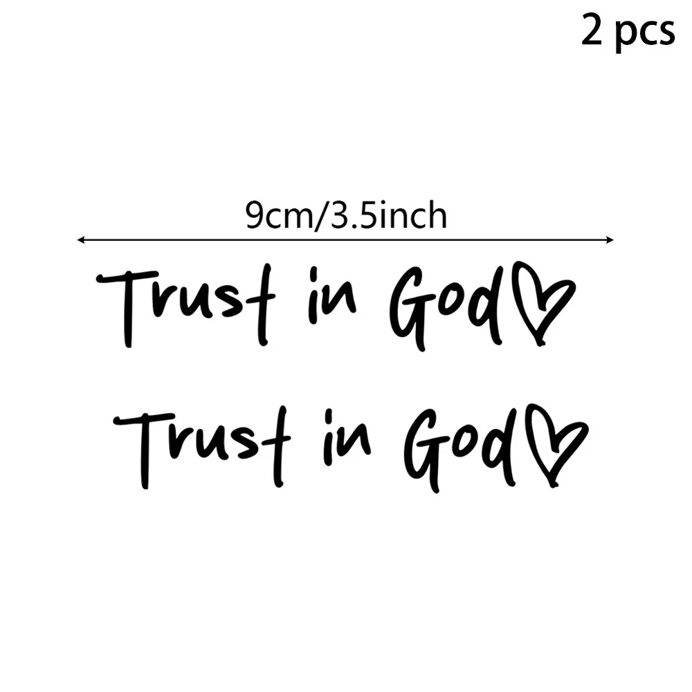 Trust in God Decal, Rear View Mirror Decal, Faith Car Mirror Decal, Bible Verse Christian Gift, Church Teacher Gift, Christian Decal - Image 7