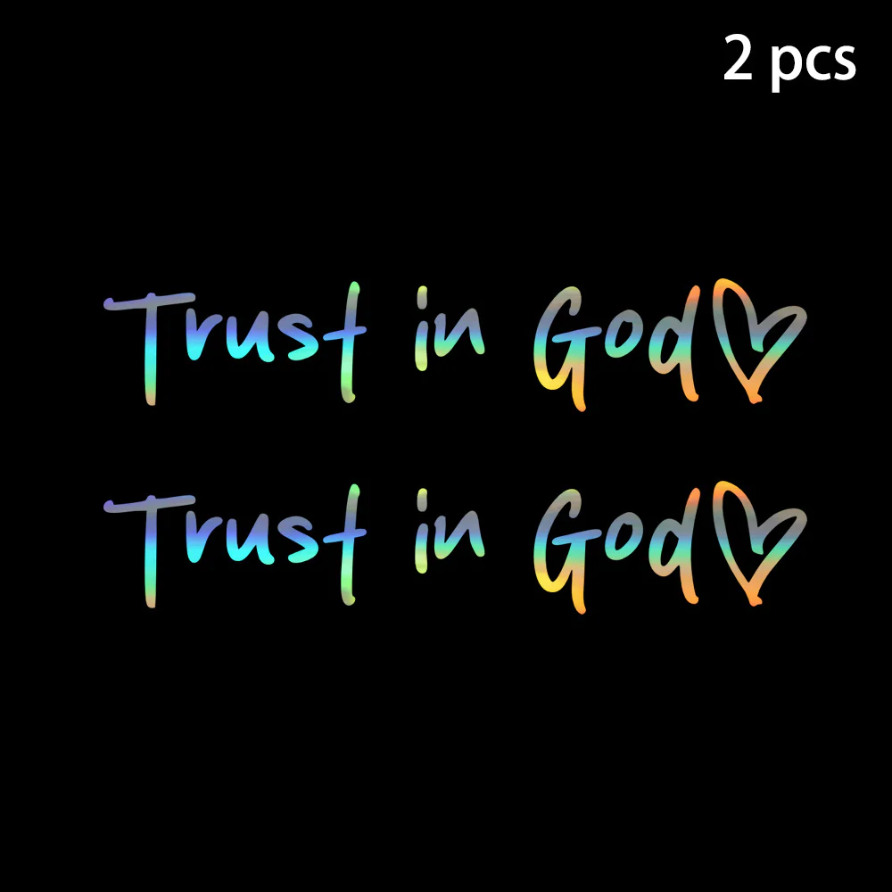 Trust in God Decal, Rear View Mirror Decal, Faith Car Mirror Decal, Bible Verse Christian Gift, Church Teacher Gift, Christian Decal - Image 9