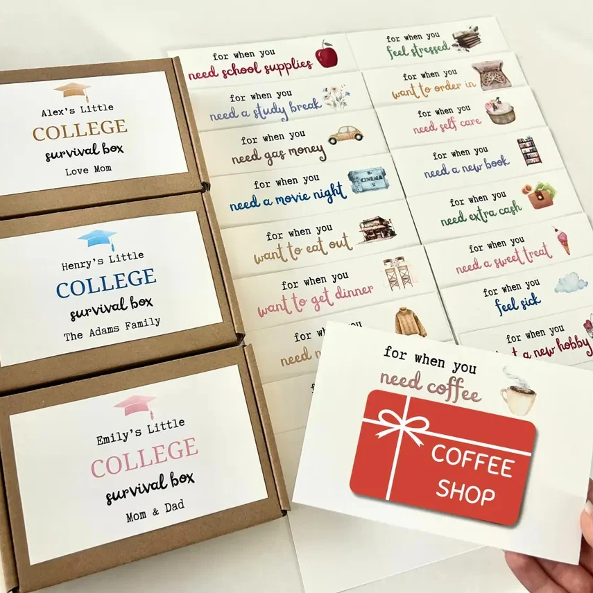 Personalized College Gift Box – Graduation Money Holder Kit - Image 2