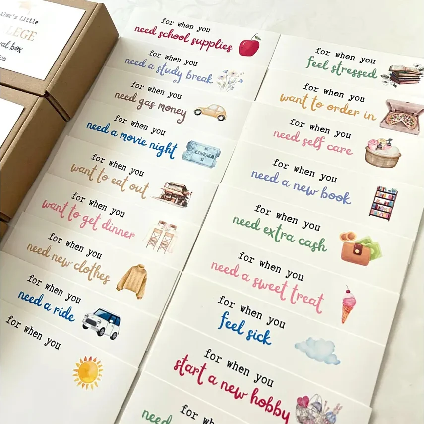 Personalized College Gift Box – Graduation Money Holder Kit - Image 3