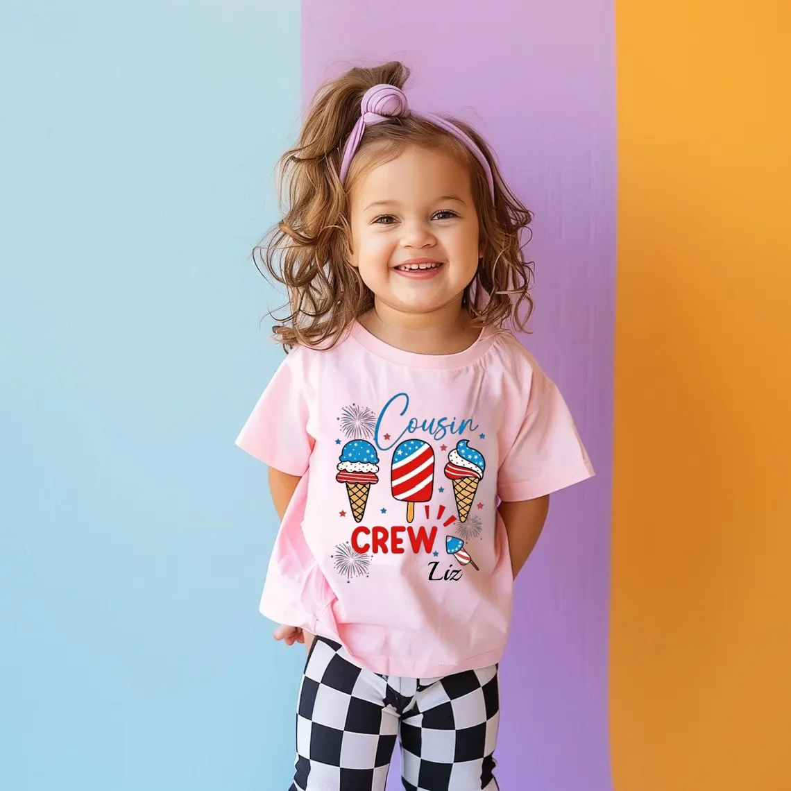Cousin Crew 4th of July Shirt – Kids Matching Tee - Image 3