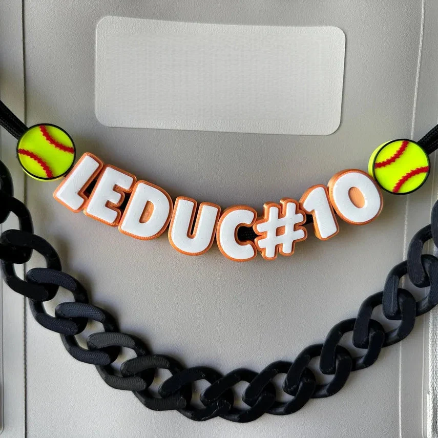 2-Piece Personalized Bag Charm Chain – Custom Name Layered Set - Image 4