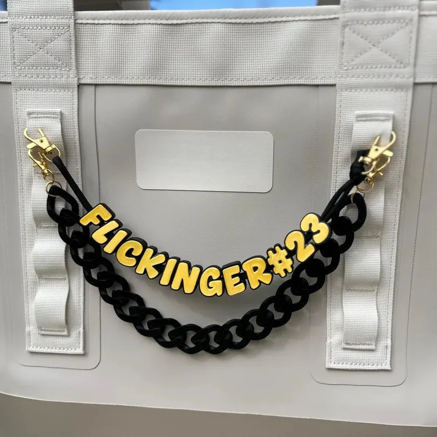 2-Piece Personalized Bag Charm Chain – Custom Name Layered Set - Image 5