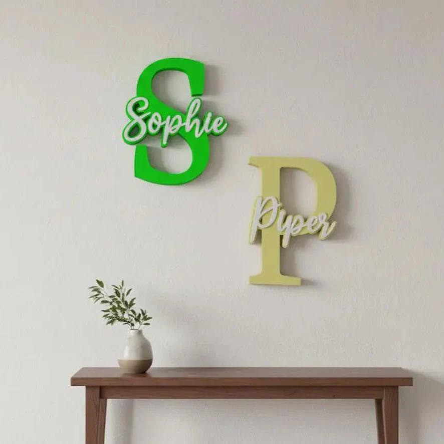 Custom 3D Printed Name Sign – Personalized Desk & Shelf Décor - Image 4
