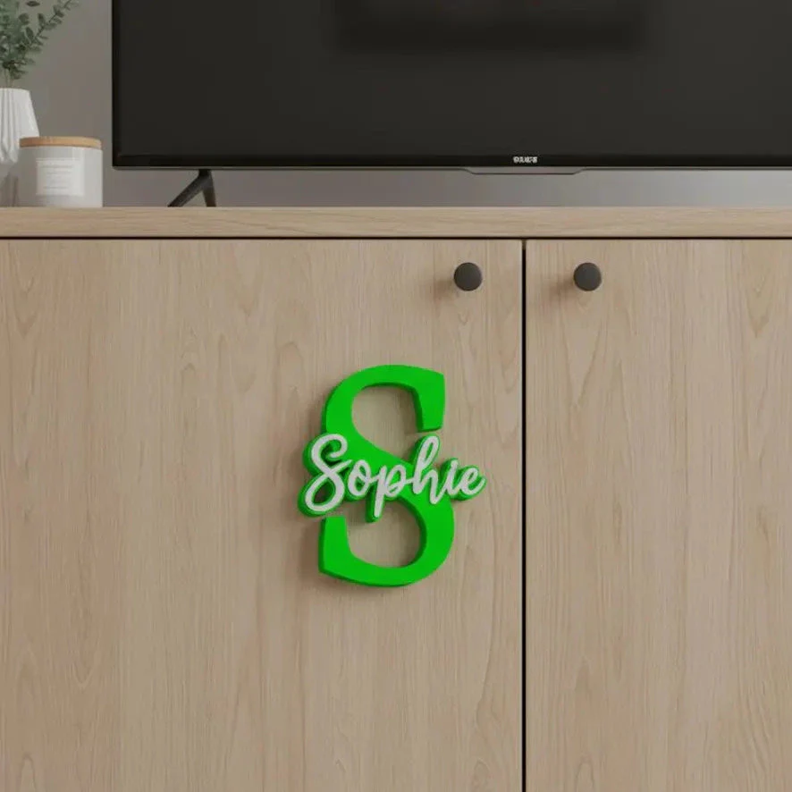 Custom 3D Printed Name Sign – Personalized Desk & Shelf Décor - Image 5