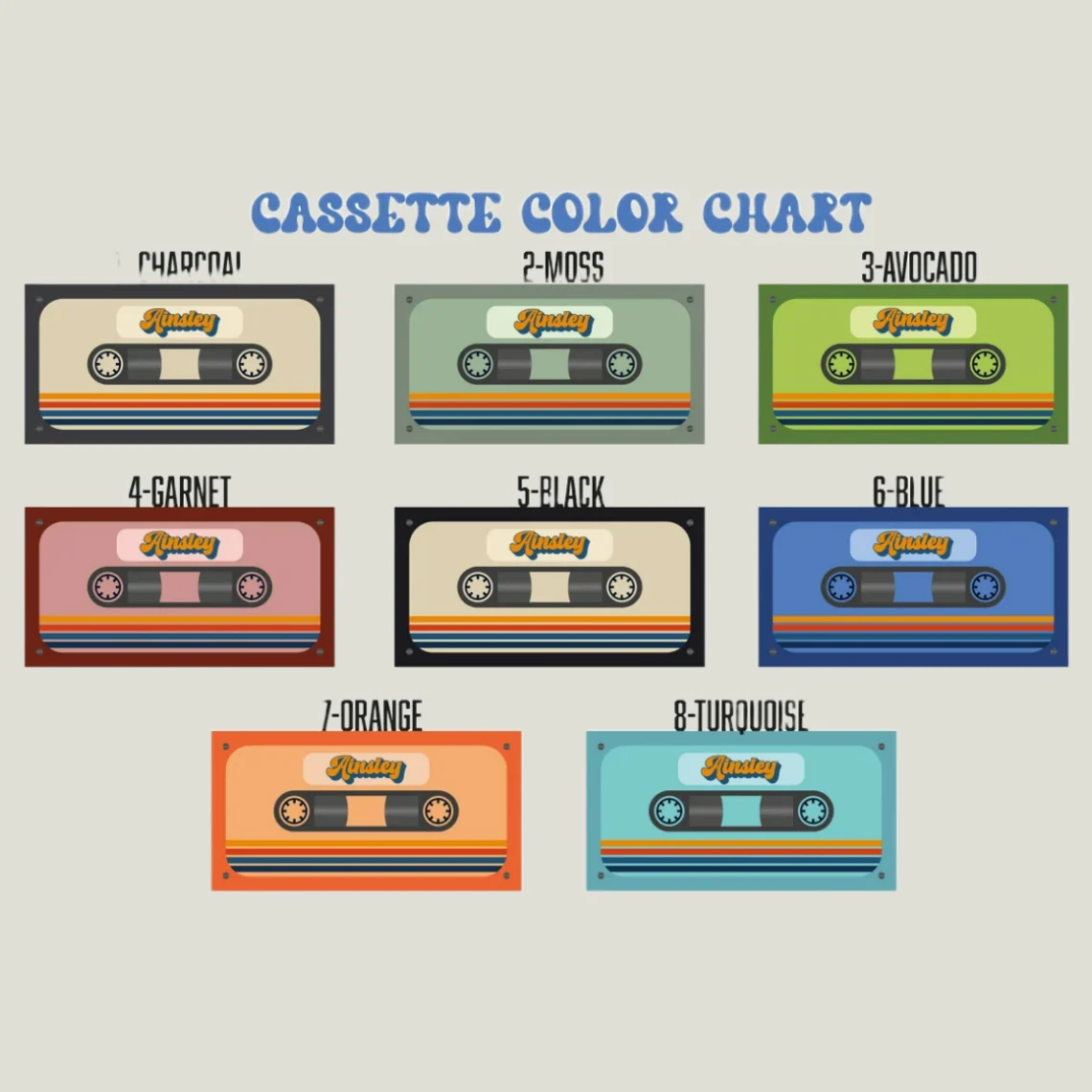 Personalized Retro Cassette Pattern Custom Name Beach Towel Pool Beach Bath - Image 9