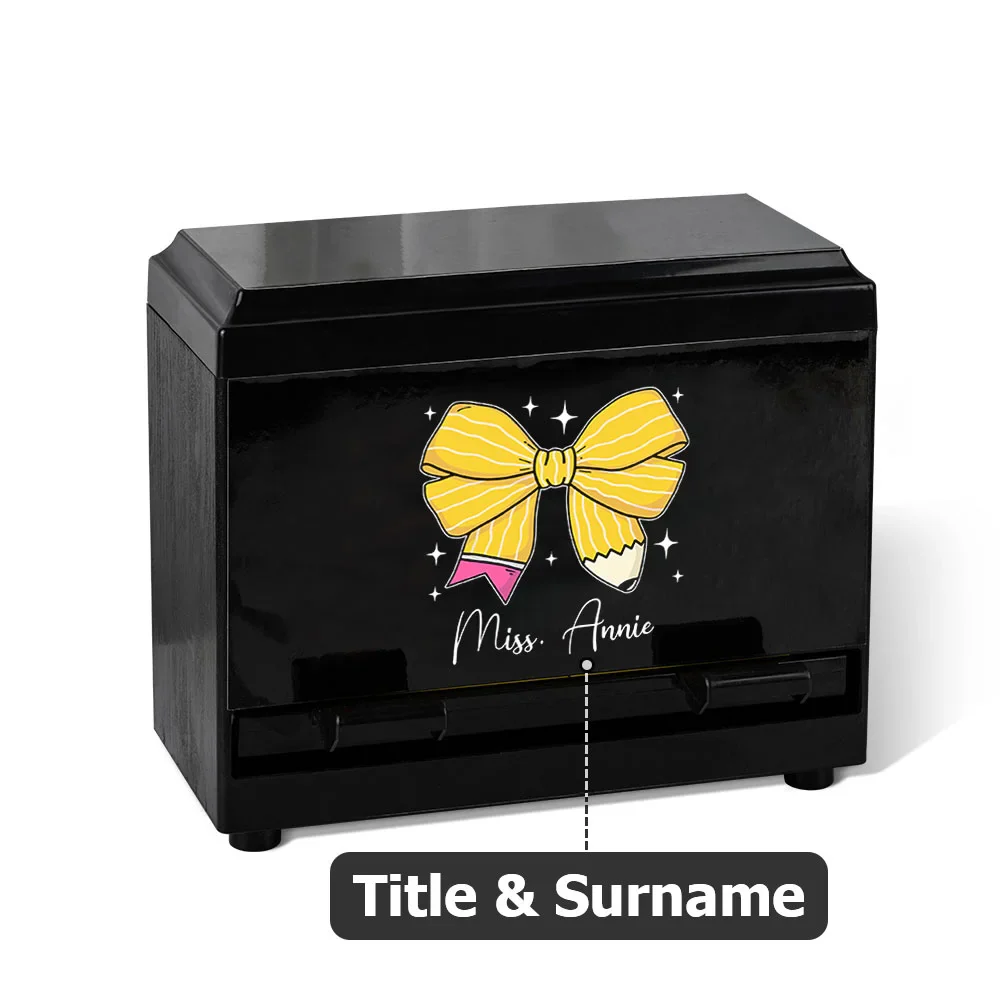 Personalized Pencil Dispenser with Name Pencil Cases Appreciation, Home School Gifts, Gift for Teacher - Image 12