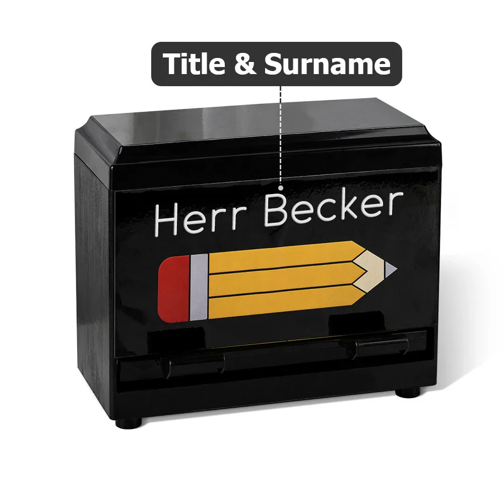 Personalized Pencil Dispenser with Name Pencil Cases Appreciation, Home School Gifts, Gift for Teacher - Image 14