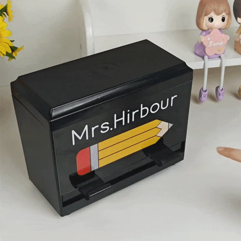 Personalized Pencil Dispenser with Name Pencil Cases Appreciation, Home School Gifts, Gift for Teacher - Image 3