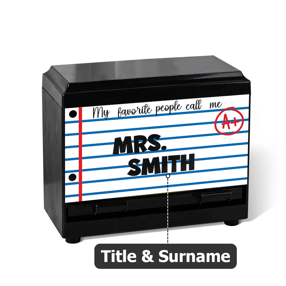 Personalized Pencil Dispenser with Name Pencil Cases Appreciation, Home School Gifts, Gift for Teacher - Image 9