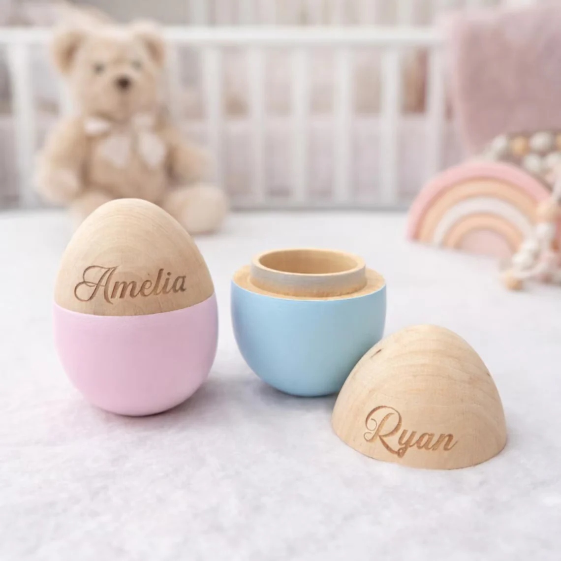 Custom Easter Egg – First Easter Gift & Baby Keepsake - Image 2