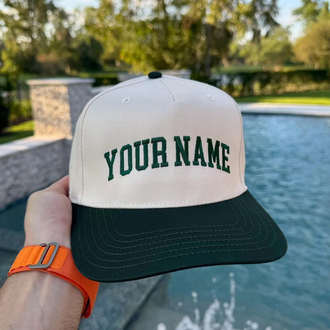 Custom Embroidered Hat - Personalized Dad Hat - Custom Text Gift - Image 3