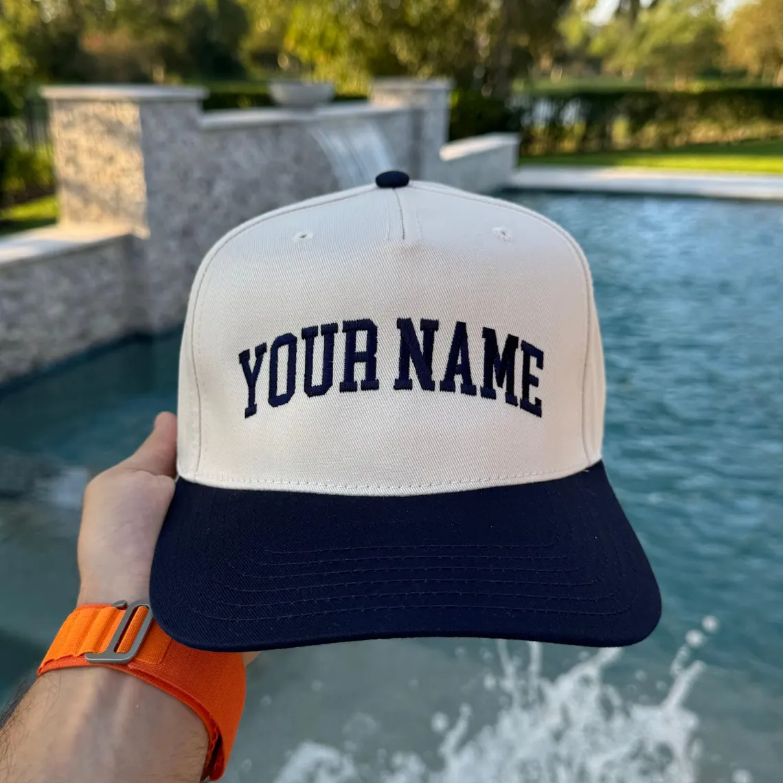 Custom Embroidered Hat - Personalized Dad Hat - Custom Text Gift - Image 4