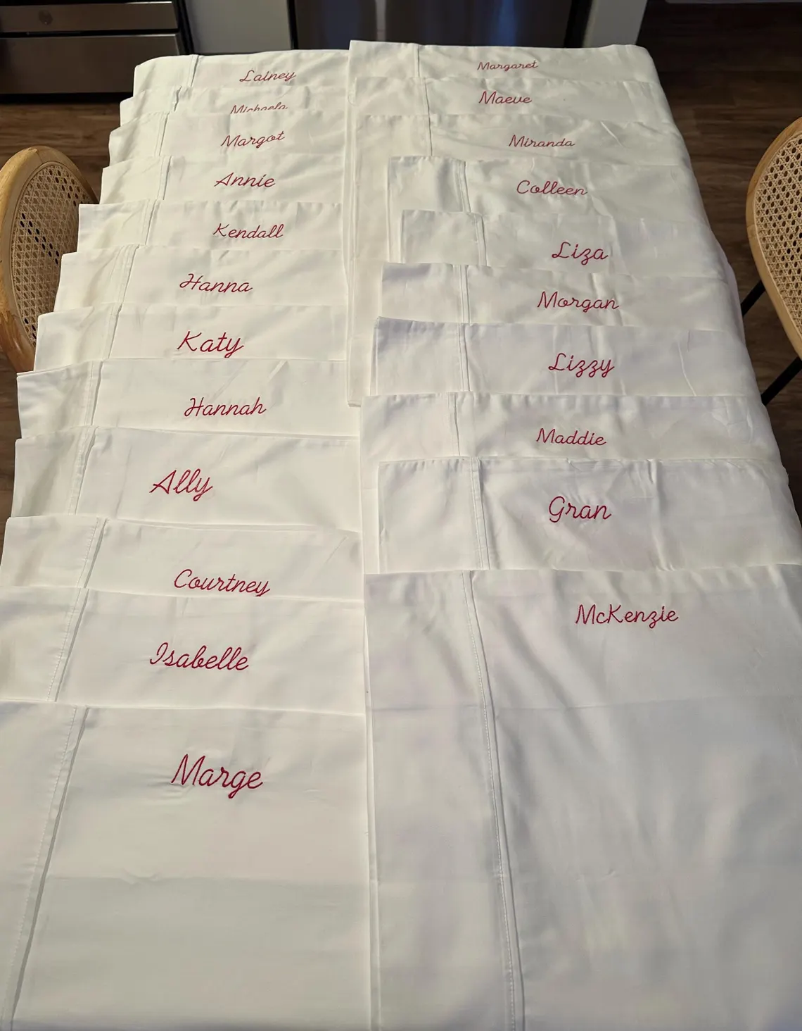 Custom Embroidered Pillowcase – Standard & Queen Sizes - Image 2