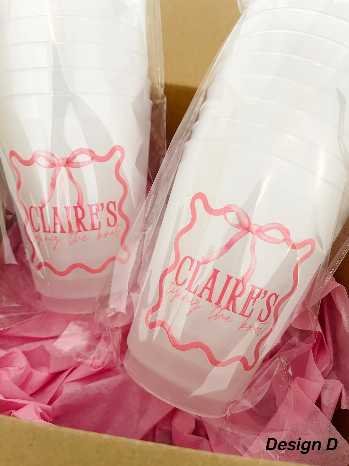 Custom Frosted Party Cups – Set of 8 Personalized 16oz Reusable Cups - Image 4