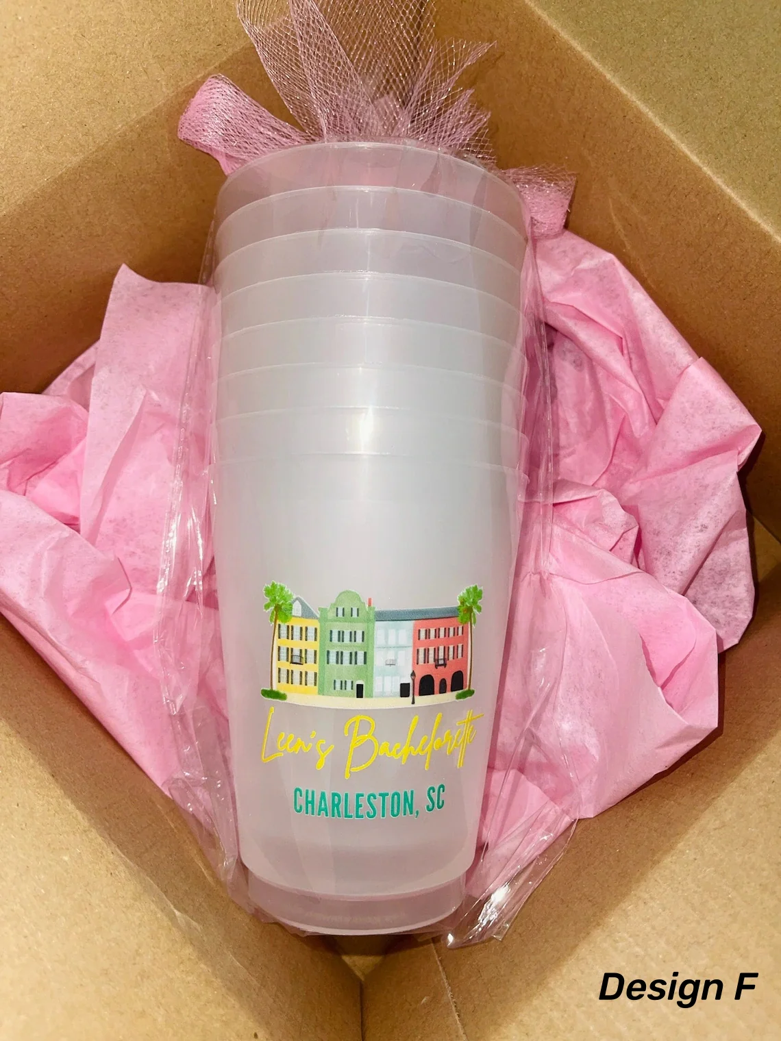 Custom Frosted Party Cups – Set of 8 Personalized 16oz Reusable Cups - Image 5
