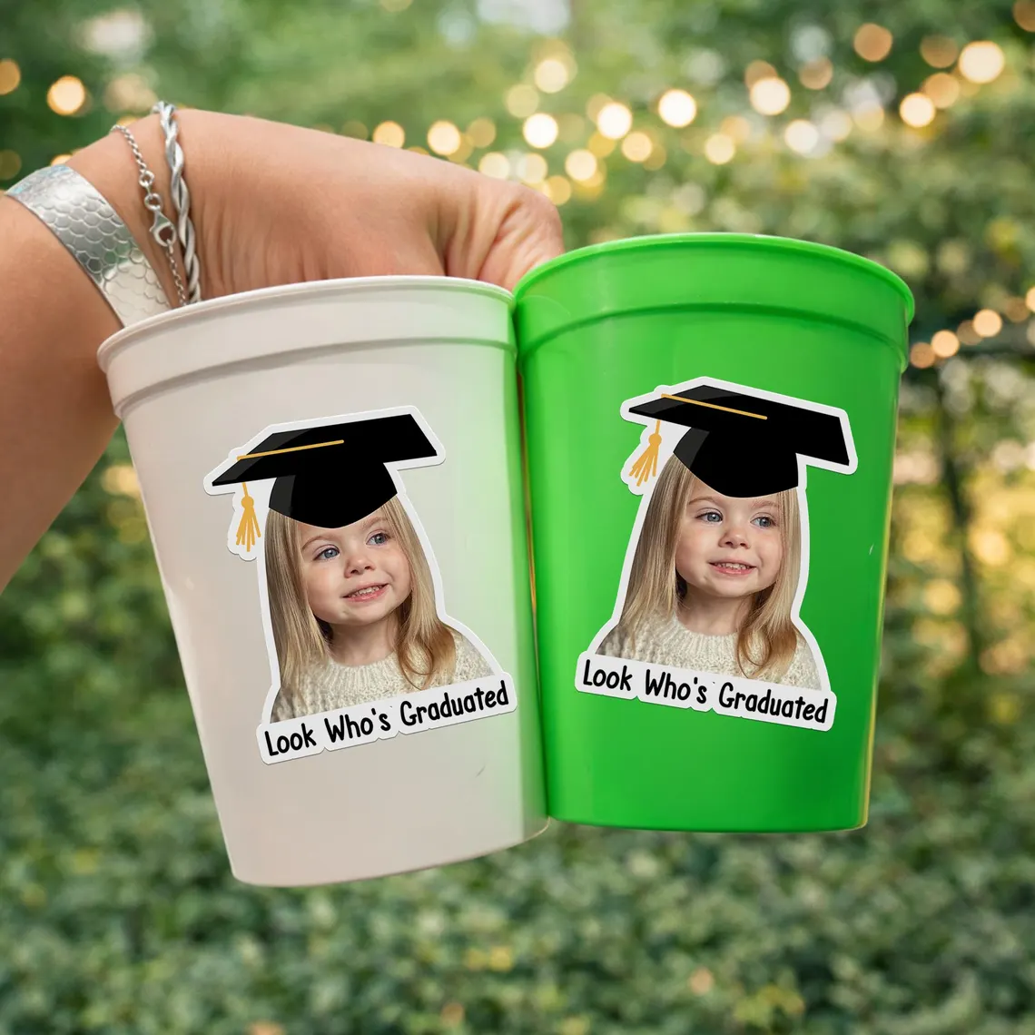 Custom Graduation Face Stickers | Photo Party Stickers - Image 4