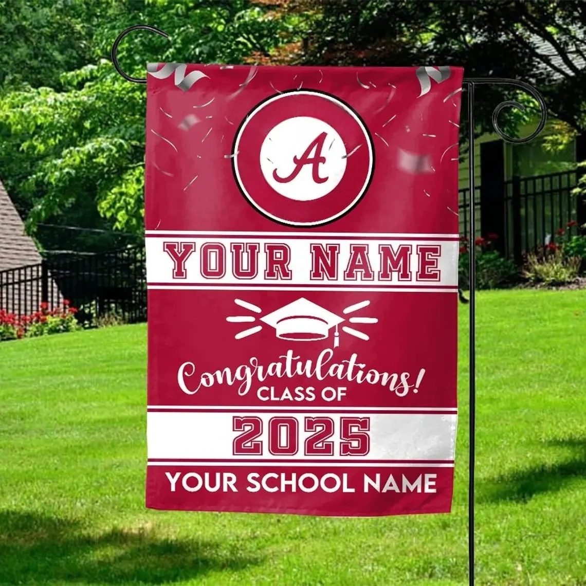 Custom Graduation Flag – Personalized College Grad Yard Sign - Image 4