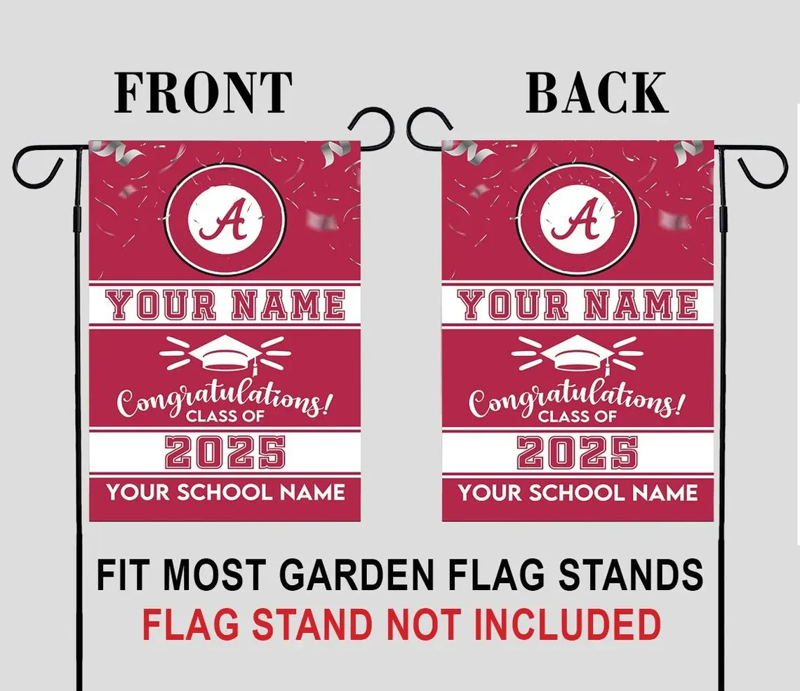 Custom Graduation Flag – Personalized College Grad Yard Sign - Image 5