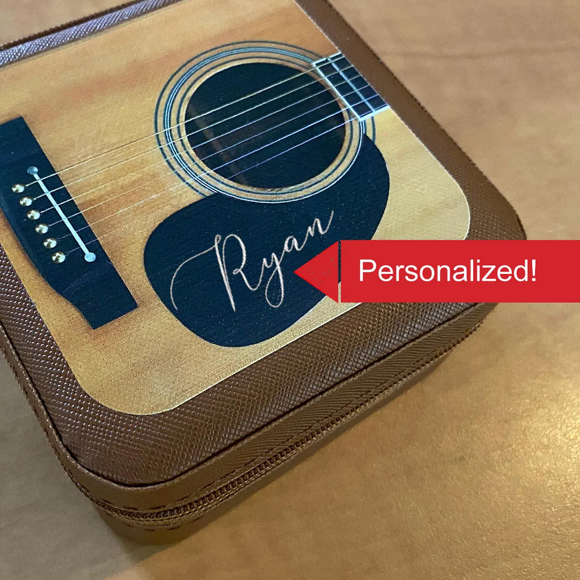 Personalized Guitar Accessory Case – Name Customizable Gift - Image 3