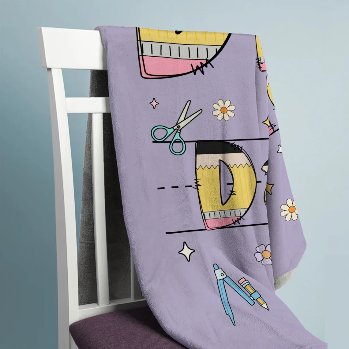 Custom Kids Name Blanket – Back to School Gift for Boys & Girls - Image 4