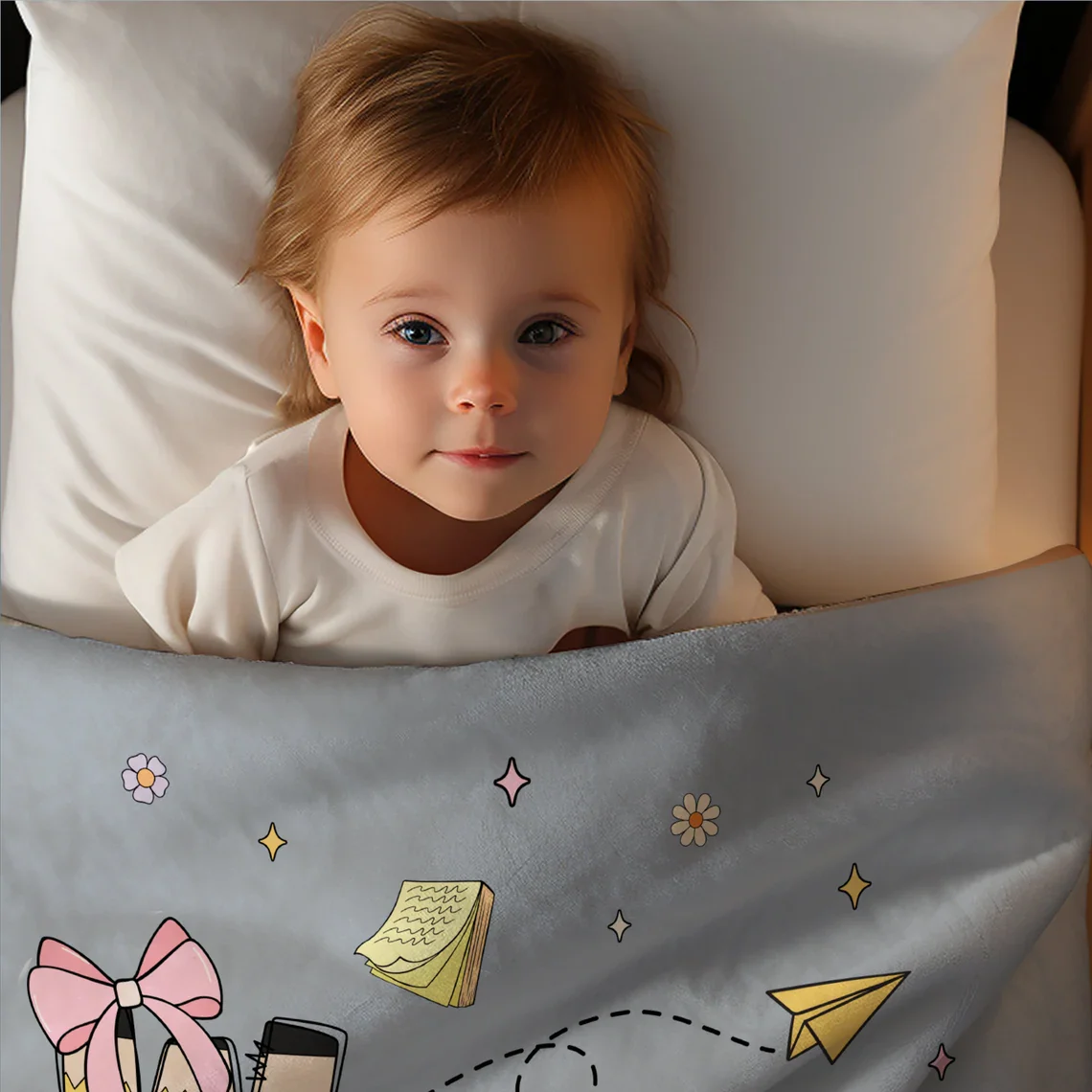 Custom Kids Name Blanket – Back to School Gift for Boys & Girls - Image 5