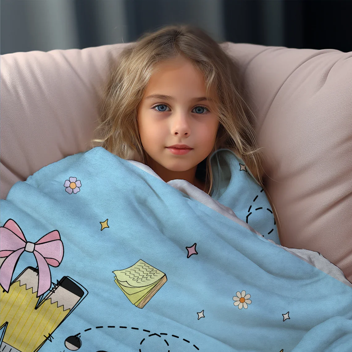 Custom Kids Name Blanket – Back to School Gift for Boys & Girls - Image 6