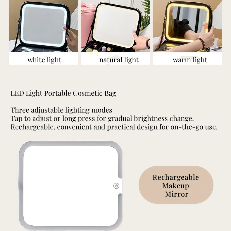 Custom LED Travel Makeup Bag – Style, Function, and a Personal Touch - Image 8