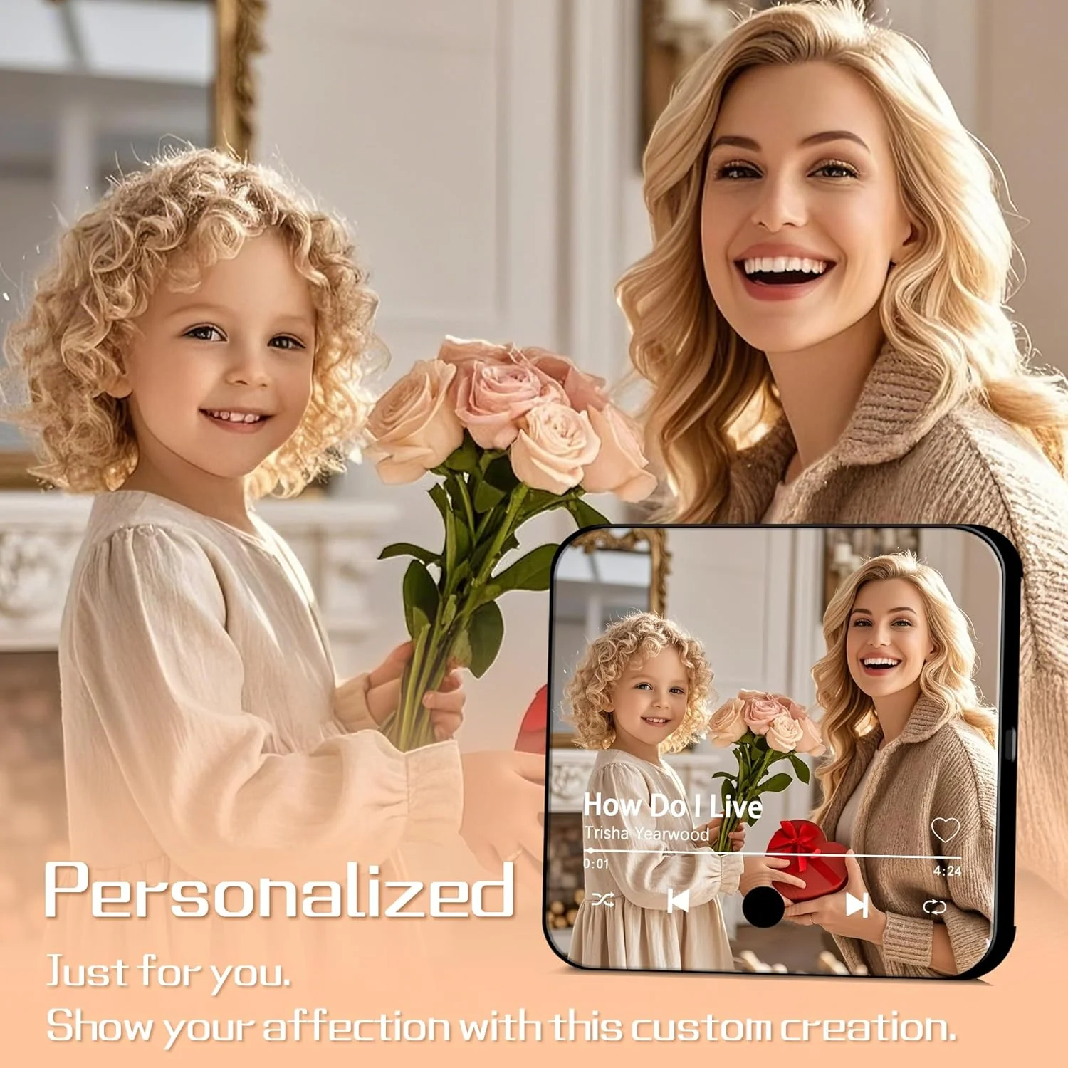 Custom Music Photo Magnet – Bluetooth/MP3 Plaque Gift - Image 3