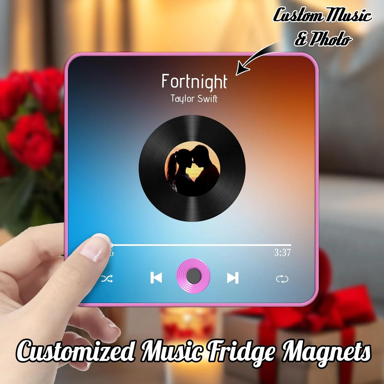 Custom Music Photo Magnet – Bluetooth/MP3 Plaque Gift - Image 6