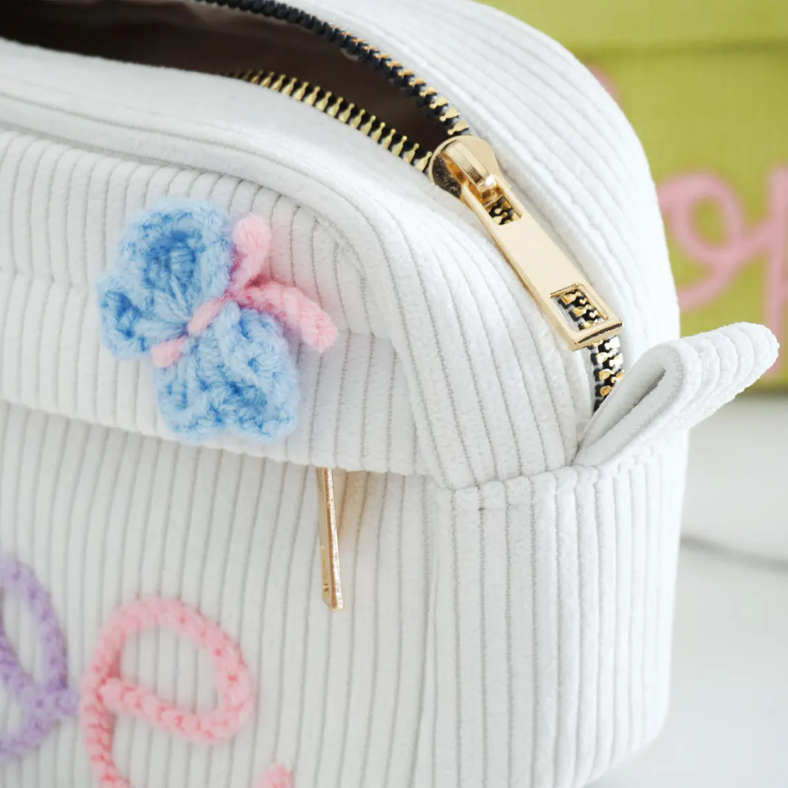 Custom Name Corduroy Pencil Case | Kids Back To School Gift - Image 8