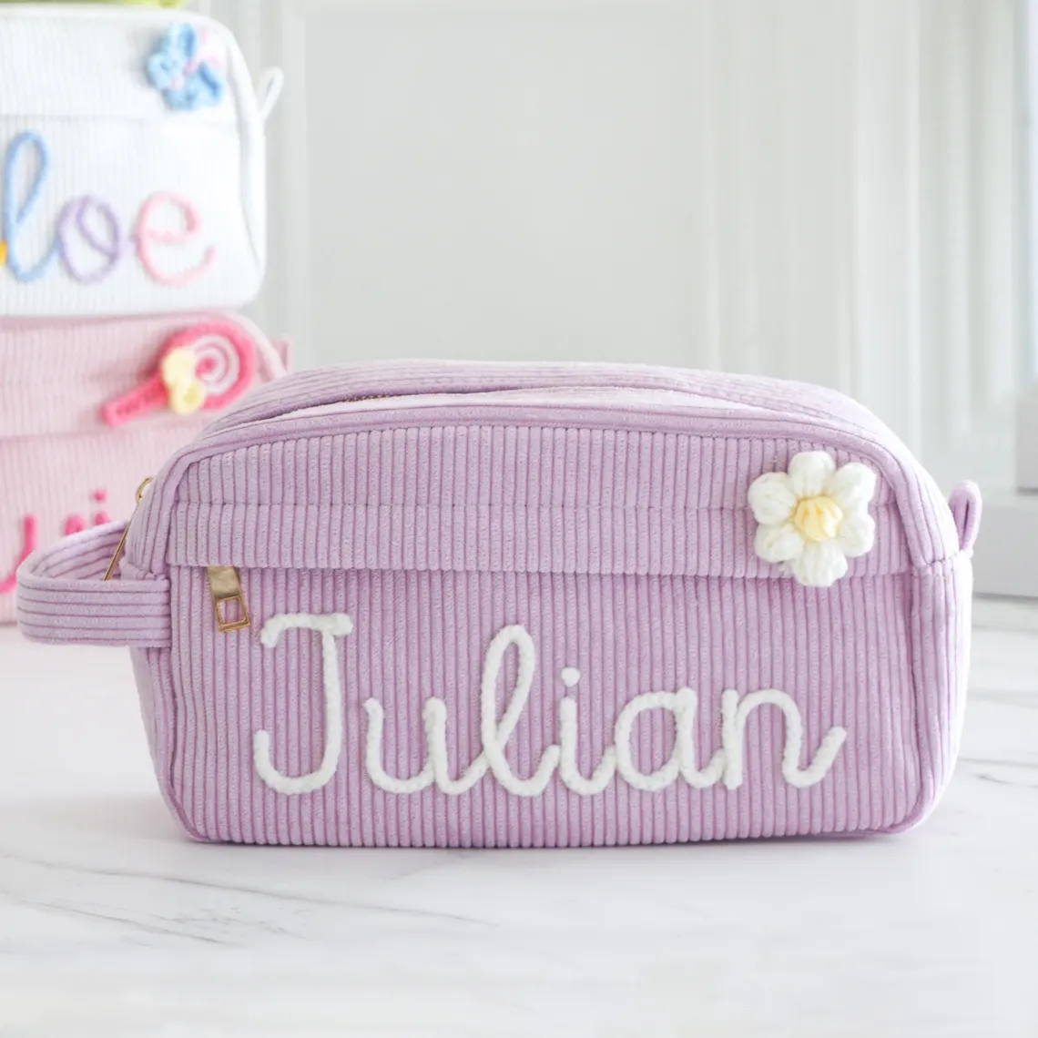Custom Name Corduroy Pencil Case | Kids Back To School Gift - Image 9