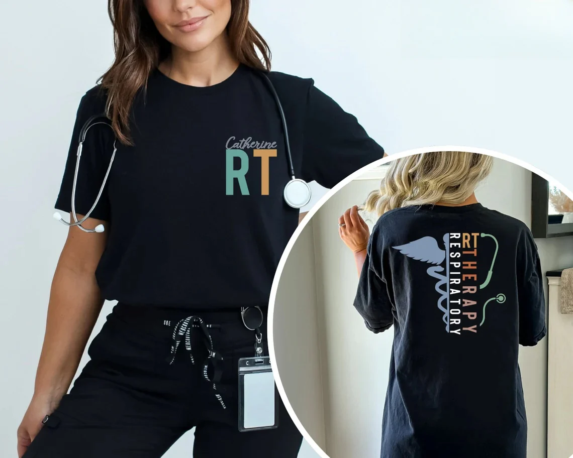 Custom Name Registered Nurse Shirt – Personalized RN CNA Gift Unisex Tee - Image 11