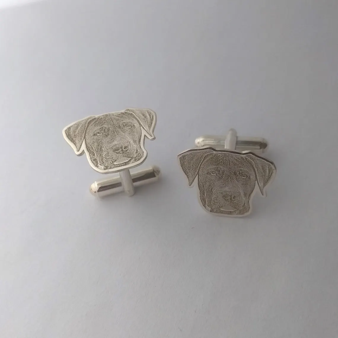 Custom Pet Portrait Cufflinks Stainless Steel – Personalized Dog & Cat Gift - Image 7