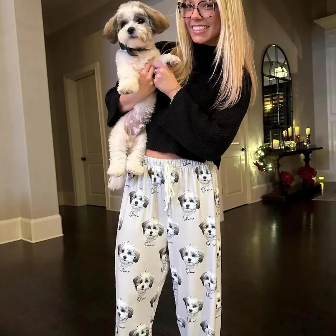 Custom Pet Portrait Pajama Pants | Personalized Dog & Cat Gift - Image 6