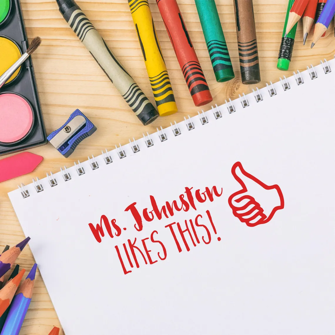 Custom Teacher Stamp – Personalized Self-Inking Stamp for Teachers - Image 4