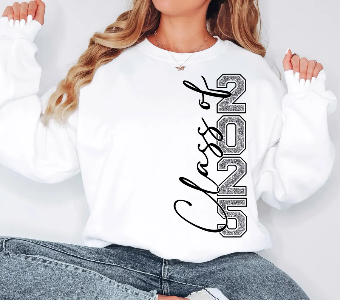 Custom Senior 2025 T-shirt – Personalized Graduation Hoodie Unisex - Image 3