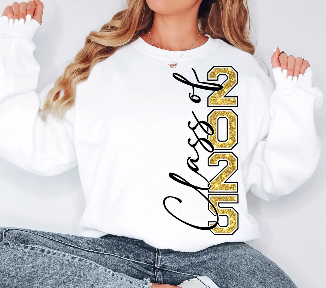 Custom Senior 2025 T-shirt – Personalized Graduation Hoodie Unisex - Image 4