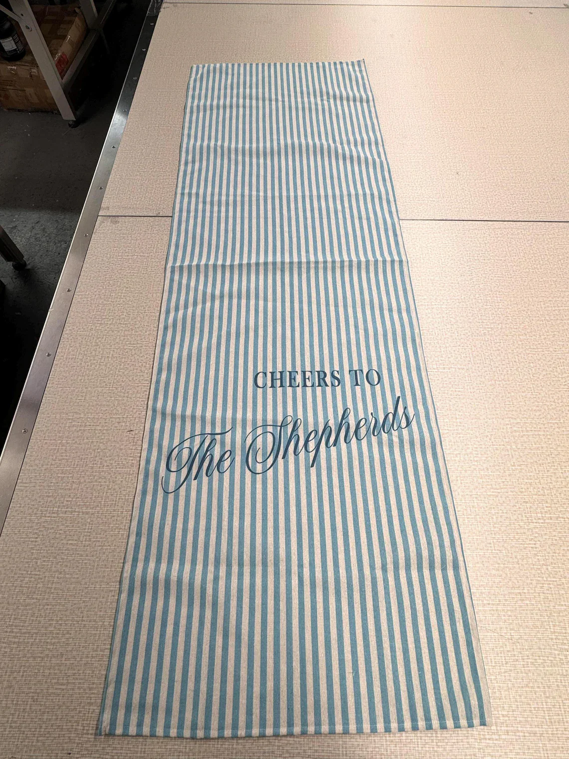 Custom Wedding Welcome Sign | Personalized Fabric Banner - Image 4