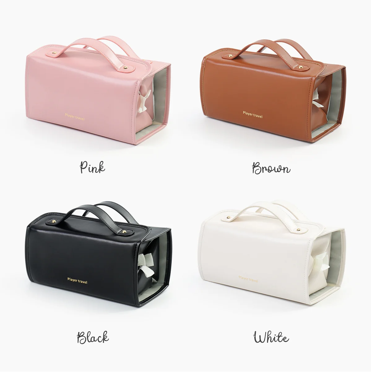 Customizable 4-in-1 Detachable Travel Makeup Bag - Image 12