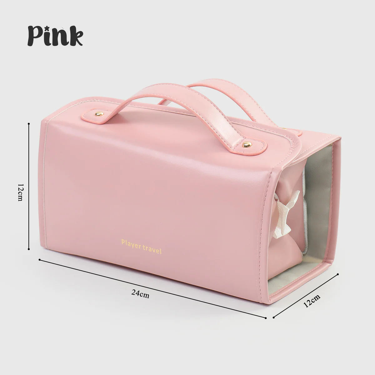 Customizable 4-in-1 Detachable Travel Makeup Bag - Image 8