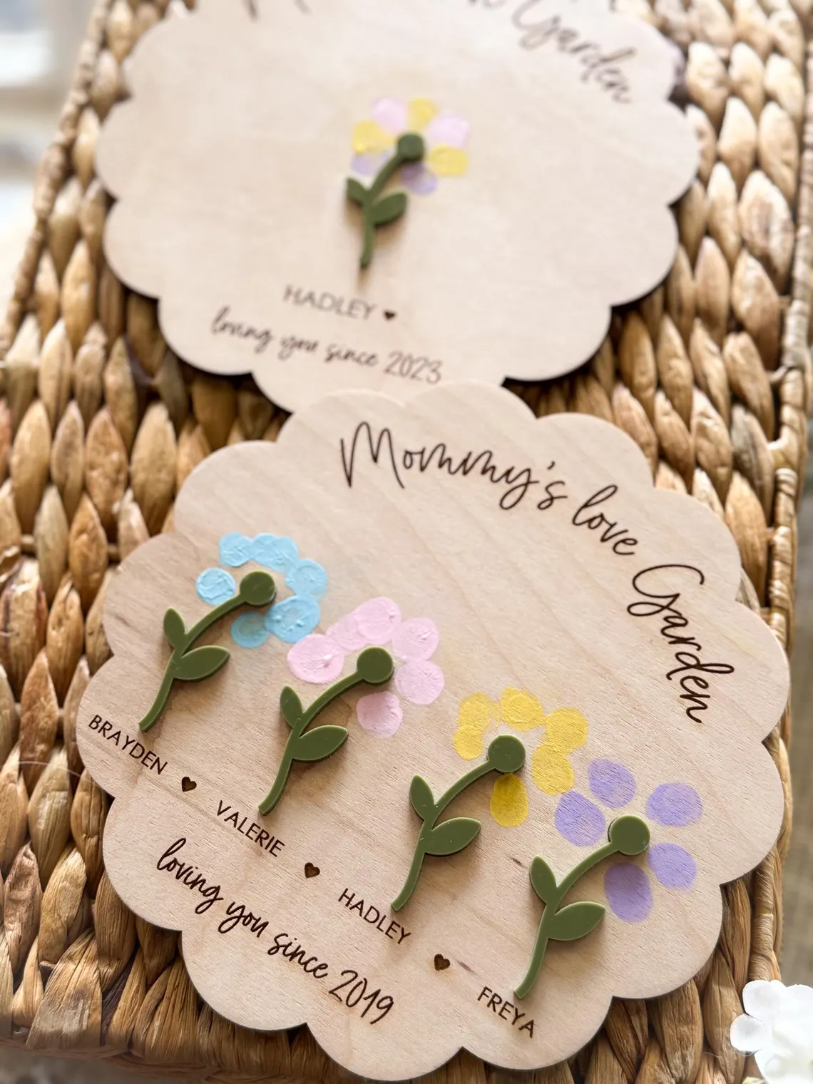 DIY Fingerprint Flower Magnet | Kids Craft Gift - Image 4