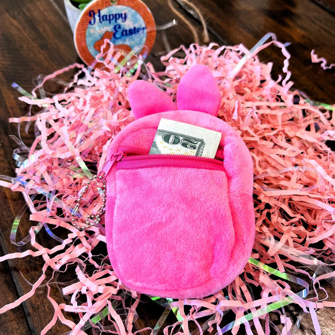 Easter Bunny Plush Coin Purse - Adorable Kids' Gift & Backpack Charm - Image 8