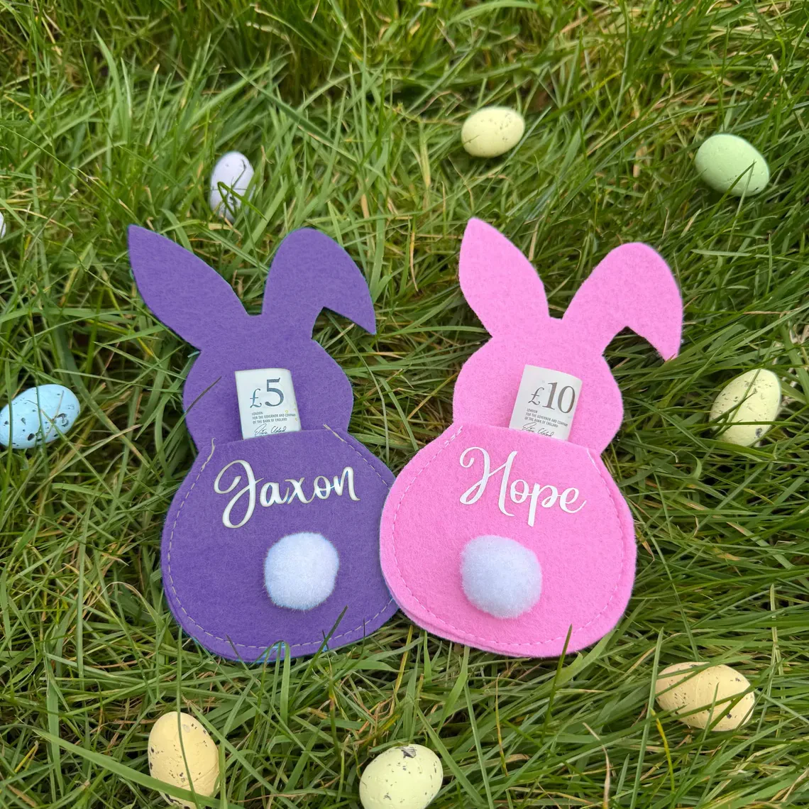 Personalised Easter Money Holder – Personalized Bunny Gift for Easter，For Kids 🐰💝 - Image 10